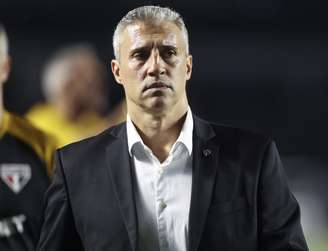 Hernán Crespo, treinador do São Paulo contra o Flamengo 
