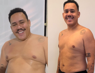 Lucas Buda impressiona com antes e depois de emagrecimento