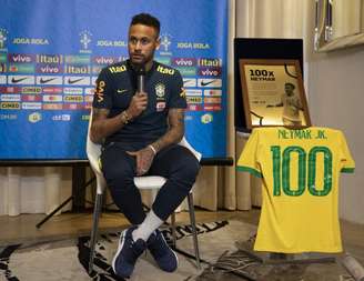 Neymar atuará centralizado no amistoso contra Senegal (Foto: Lucas Figueiredo/CBF)