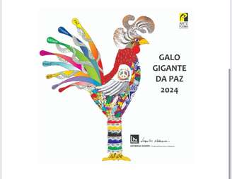 Descrição do visual do Galo da Madrugada 2024 