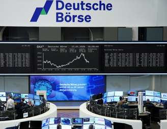 Bolsa de valores de Frankfurt, Alemanha
13 de janeiro de 2026
REUTERS/