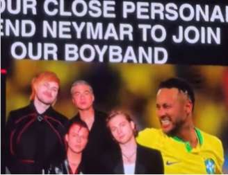 Neymar foi vaiado e xingado no show do 5 Seconds of Summer, em São Paulo – Reprodução de vídeo