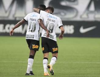 Cazares e Mosquito fizeram uma boa dupla durante parte do Brasileirão (Foto: Rodrigo Coca/Ag. Corinthians)