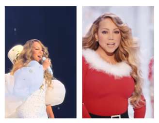 Mariah Carey não alcança agudo de 'All I Want For Christmas Is You' em apresentação em Baltimore neste sábado, 8