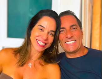 Edmundo e a namorada, Carol Chequer