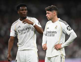 Tchouaméni e Valverde em jogo pelo Real Madrid 