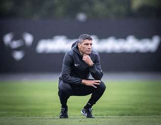 Pedro Emanuel em treino do Vasco. 