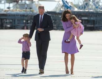 O casal William e Kate já tem George, de 4 anos, e Charlotte, de 2.