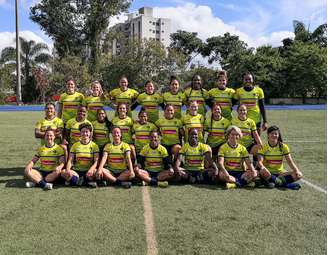 Jogadoras de rúgbi que vão representar o Brasil em Tóquio Divulgação CBRu