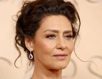 Maria Fernanda Cândido no desfile da Dior 