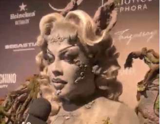 Gloria Groove no Baile de Halloween da Sephora.