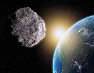 Imagem de arquivo de asteroide gigante