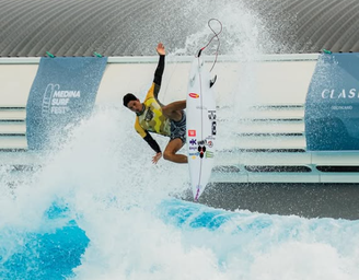 Gabriel Medina no Medina Surf Fest, realizado em São Paulo