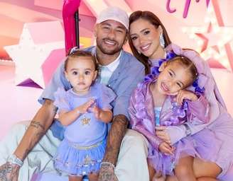 Neymar Jr, Bruna Biancardi, Mavie e Mel 