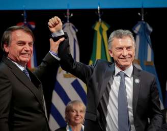 Presidentes Jair Bolsonaro e Mauricio Macri (Argentina)
17/07/2019
Presidência da Argentina/Divulgação via REUTERS