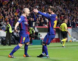 Iniesta e Messi foram companheiros no Barcelona por 14 anos