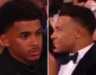 Lamine Yamal e Kylian Mbappé reagem ao anúncio de Harry Kane como vencedor do Bola de Ouro 2026