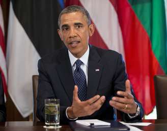 O presidente americano, Barack Obama, em pronunciamento à imprensa na Casa Branca