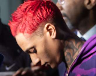 Imagem de quando Oruam se entregou à polícia, na terça-feira, 22