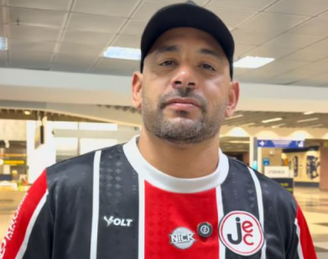 Diego Souza foi apresentado pelo Joinville em agosto de 2026