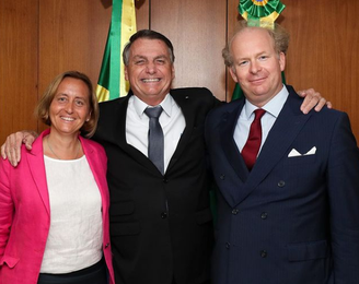 Von Storch postou foto de encontro com Bolsonaro em sua conta no Instagram
