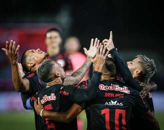 Jogadores do Red Bull Bragantino. 
