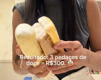 O "golpe do doce" viralizou no TikTok durante a feira da Expocrato, no Ceará 