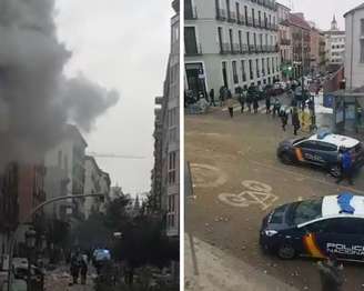 Explosão no centro de Madri tem causa ainda desconhecida