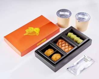 Embalagem do Sushimu by Murakami, que só trabalha no esquema de delivery