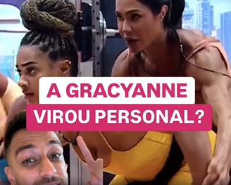 Gracyanne orientou Aline durante o BBB25