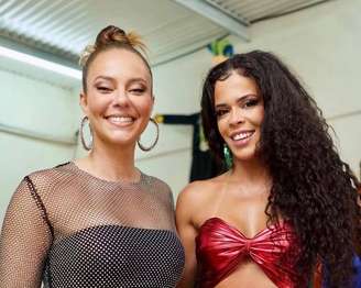 No carnaval 2025, Paolla e Luciene são, respectivamente, rainha e musa da Grande Rio