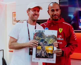 "Bom amigo, boa causa" escreveu Hamilton no X ao participar da ação