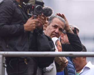 O pastor evangélico Silas Malafaia em ato bolsonarista no Dia da Independência.