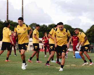 Treino do Sport Recife no CT do Clube, nesta sexta-feira (10) –