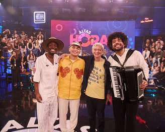Jota.pê, João Gomes, Serginho Groisman e Mestrinho no 'Altas Horas' de hoje, 9 de maio de 2026