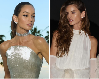 Izabel Goulart em Cannes e dia 1º de janeiro 