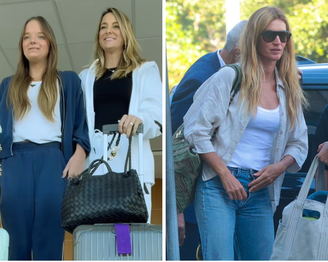 Rafa Justus, Ticiane Pinheiro e Gisele Bündchen com aerolooks 