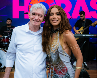Serginho Groisman e Anitta no “Alta Horas” 
