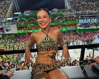 Priscilla Alcântara na Sapucaí