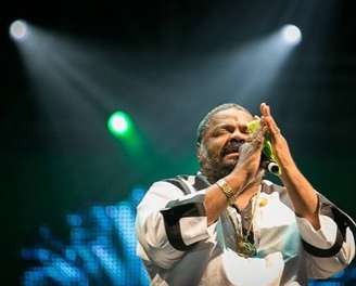 O sambista Arlindo Cruz, que sofreu um AVC em 2017