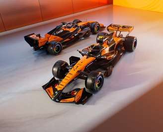 McLaren apresenta pintura do novo carro de 2026.
