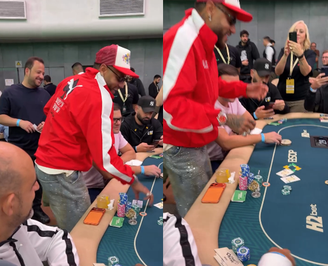 Neymar participou de campeonato de pôquer nesta semana em São Paulo
