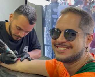 Renato Buarque decidiu que queria tatuar o escudo do Fluminense desde a Libertadores