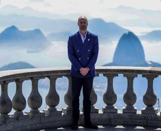 O príncipe William, do País de Gales, visitou o Cristo Redentor na manhã desta quarta-feira, 5