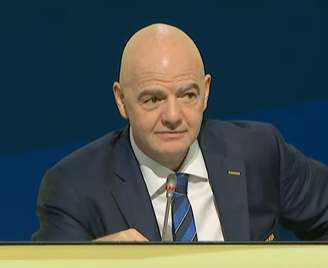 Infantino está participando do Fórum Econômico de Davos, na Suíça – Reprodução/Cazé TV