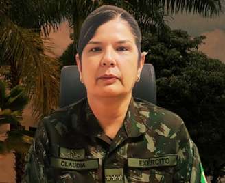 A coronel médica Cláudia Lima Gusmão Cacho
