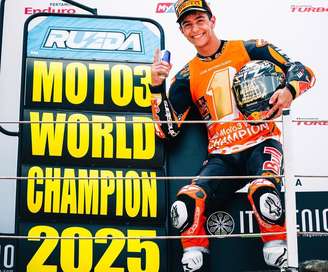 José Antonio Rueda foi campeão da Moto3 em 2025