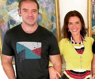 Luma de Oliveira e seu filho Thor Batista.