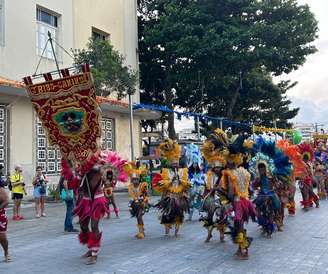 Festa do Caboclinho no carnaval do Recife