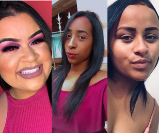 Jessica Mendes,  Stefany Pereira e Erika Mauro